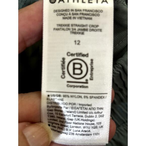 Athleta Trekkie Straight crop, 12, blue, large, sporty, fitness, athleisure - Picture 6 of 6